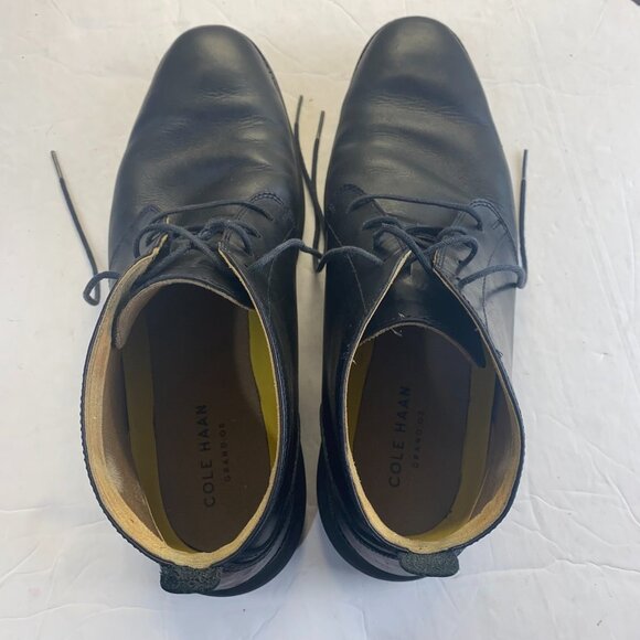 Cole Haan Men OriginalGrand Chukka Boots Premium Leather Black 11.5M,Lace Up main image 7